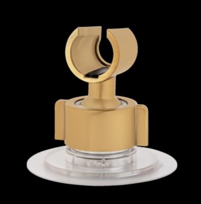 Support de douchette universel adhésif  doré  Wenko