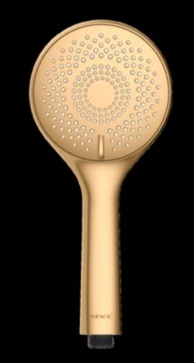 Douchette universelle ronde 3 jets Watersaving  doré  Wenko