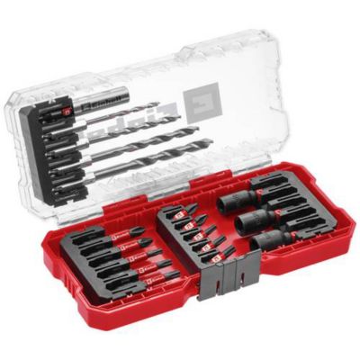 Einhell Jeu de douilles embouts 14 6.3 mm 18 pièces 108709 R286782 - vue 2