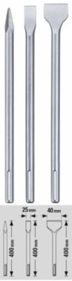 KWB by Einhell Lot de 3 burins pour marteau piqueur