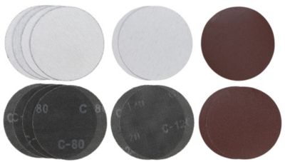 KWB by Einhell Jeu de 15 abrasifs pour ponceuse girafe 180mm Grain 80 et 120