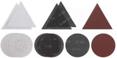 Jeu de 15 abrasifs pour ponceuse girafe 225 mm Grain 80 et 120 - vue 2