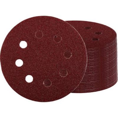 Disques de ponçage 125 mm grain 80 pack de 100 pour ponceuse excentrique