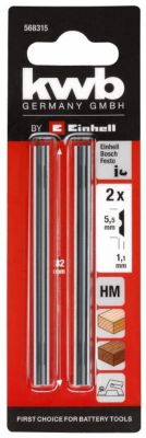 KWB by Einhell Lames pour rabot 82 mm