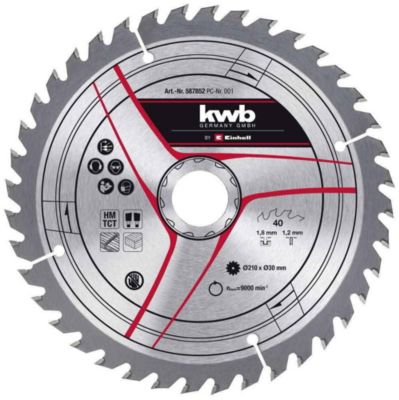 KWB by Einhell Lame pour scie à onglet KWB 210x30 mm 40 dents