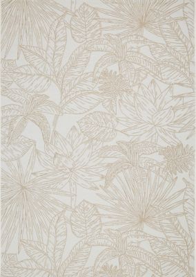 Tapis d'extérieur Capu palm beige l.160 x L.230 cm