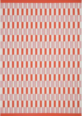 Tapis d'extérieur Capu géométrique orange l.160 x L.230 cm