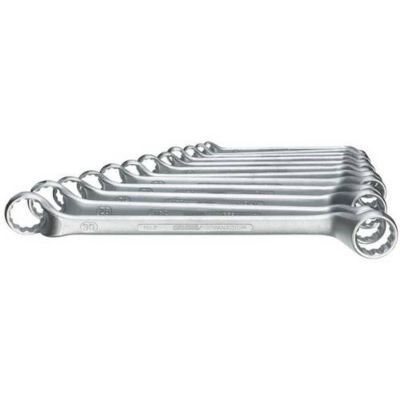 Gedore 6031040 2 120 Jeu de clés à œil doubles 12 pièces tailles 6 à 32 mm