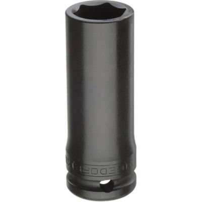 Douille à choc Gedore K 19 L 17 mm - 1/2" (12,5 mm) longue 80 mm, acier spécial