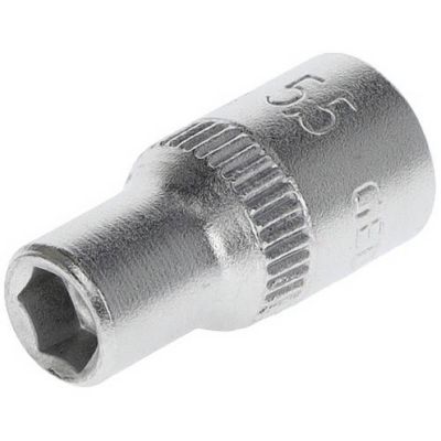 Douille 5 5 mm 14" 6 3 mm acier Chrome Vanadium longueur 25 mm