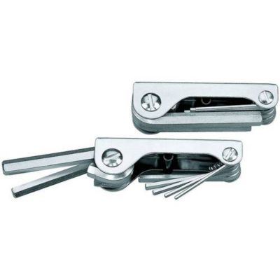 Gedore SCL 42 70 Jeu de 7 clés mâles coudées 2 5 10 mm montées sur clip métallique