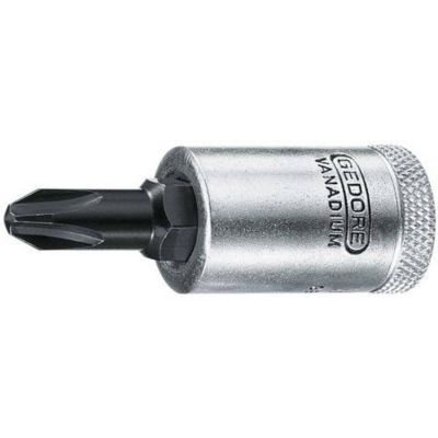 Embout de tournevis PH 2 Gedore IKS 30 2 - emmanchement 3/8" (10 mm), longueur 55 mm