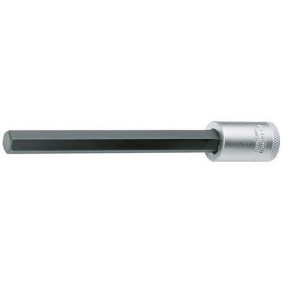 Douille tournevis forme longue 6 mm 38" Emmanchement 10 mm acier chrome vanadium longueur 95 mm