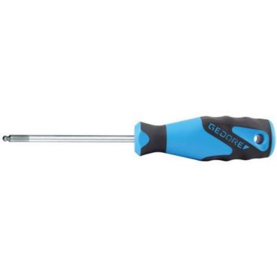 Clé coudée Gedore 2163 K 4 pour vis à 6 pans creux manche 3C Power Grip3 185 mm