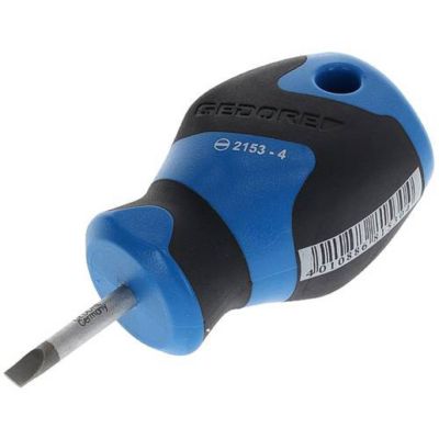 Tournevis plat Gedore 2153 4 mm lame 25 mm longueur totale 81 mm poignée Power Grip3 ergonomique