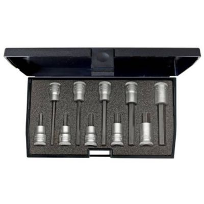 Jeu de douilles embouts 38" 10 pièces Gedore 1509918 acier allié finition satinée