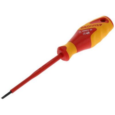 Tournevis plat VDE 2170 3 Gedore lame 3 mm x 100 mm poignée Power Grip3 ergonomique