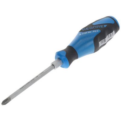 Tournevis cruciforme PH 2 2160SK 1845306 Gedore lame 100 mm manche Power Grip3 ergonomique