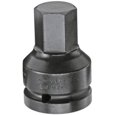 Douille à choc 27 mm 34" longueur 65 mm emmanchement 34" 20 mm acier spécial.