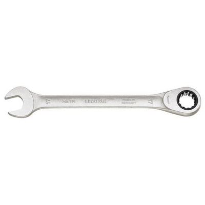 GEDORE Clé à fourche avec cliquet Taille 13 mm Plate 12 pans Profil UD Clé 7 R 13