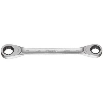 Gedore Clé polygonale double à cliquet 17x19 mm