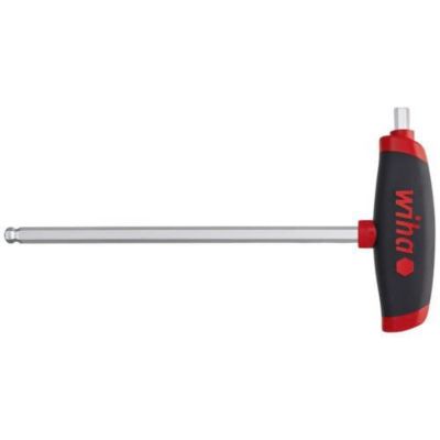 Clé mâle six pans T Grip 4 mm 150 mm poignée ComfortGrip tête sphérique entraînement latéral
