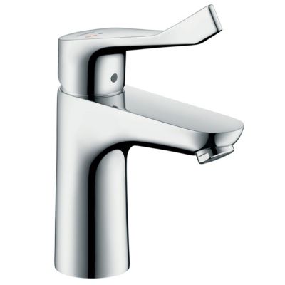 Mitigeur de lavabo 100 CH3 CoolStart avec poignée extra longue  chrome  Hansgrohe Focus