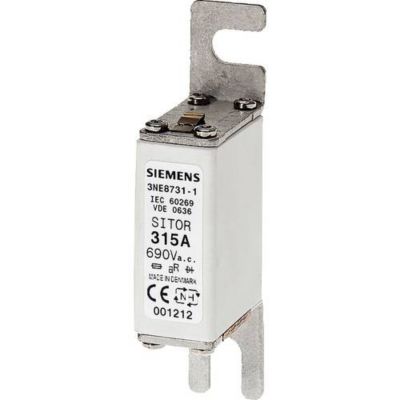 Insert de sécurité SITOR NH000 aR 690 V AC cartouche fusible taille 0