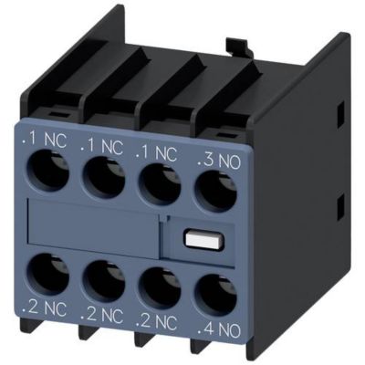 Siemens SIRIUS 3RH2911 1HA13 Contact auxiliaire enfichable 1S+3Ö montage frontal