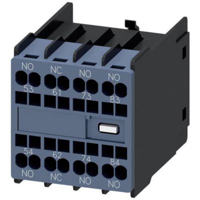 Siemens 3RH2911 2XA31 0MA0 contact auxiliaire frontal 3S+1Ö avec bouton de test