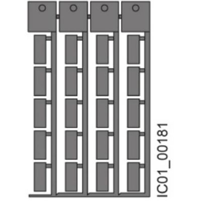 Étiquettes de repérage 340 pcs 20 mm x H 3RT2900 1SB20