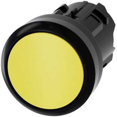 Siemens 3SU1000 0AB30 0AA0 Bouton poussoir rond 22 mm plastique jaune