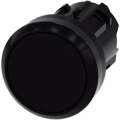 Bouton poussoir à accrochage actionneur plat collerette plastique Siemens SIRIUS ACT 3SU1000 0AA10 0AA0 1 pc