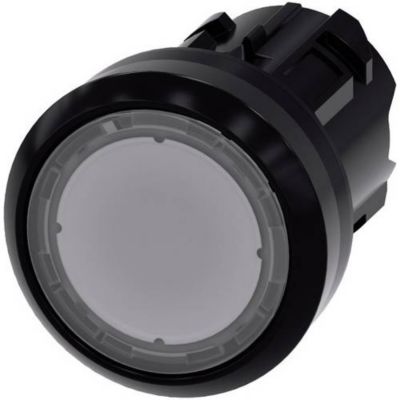 Bouton poussoir lumineux à rappel SIRIUS ACT 3SU1001 0AB70 0AA0 actionneur plat montage 22 mm.