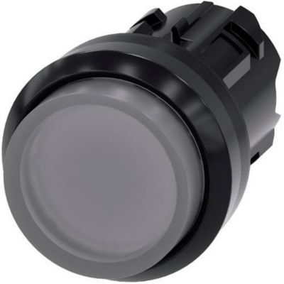 Bouton poussoir lumineux SIRIUS ACT 22 mm rond 3SU1001 0BB70 0AA0