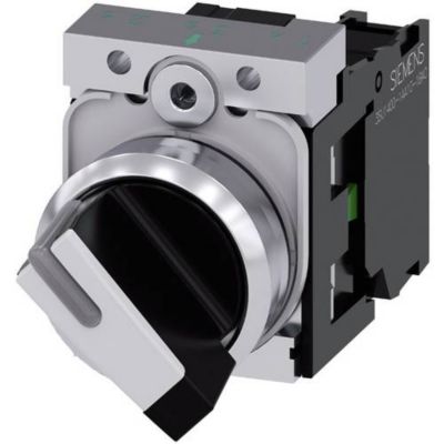 Commutateur rotatif éclairable Siemens SIRIUS ACT 3SU1150 2BF60 1BA0 montage 22 mm IP69K