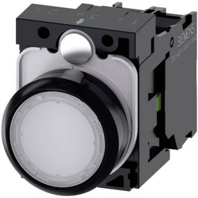 Bouton poussoir lumineux SIRIUS ACT 3SU1102 0AB60 1BA0 22 mm rappel.