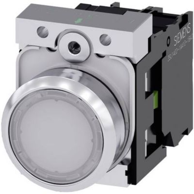 Bouton poussoir lumineux SIRIUS ACT 3SU1152 0AB60 1BA0 22 mm rappel LED
