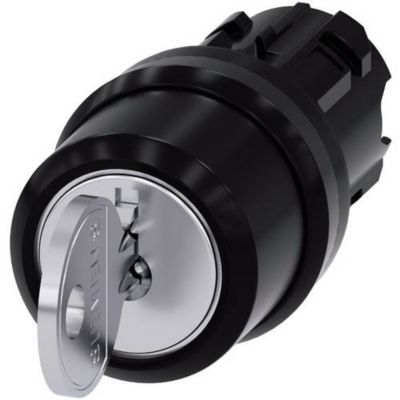 Commutateur à clé 22 mm Siemens SIRIUS ACT 3SU1000 4BL11 0AA0 1 x OnOffOn