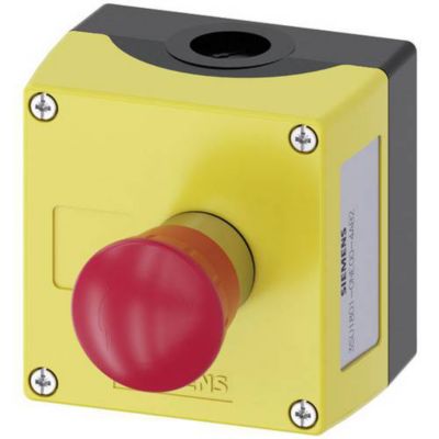 Boîtier rond 22 mm SIRIUS ACT 3SU1801 0NE00 4AB2 pour montage au sol 1 poste