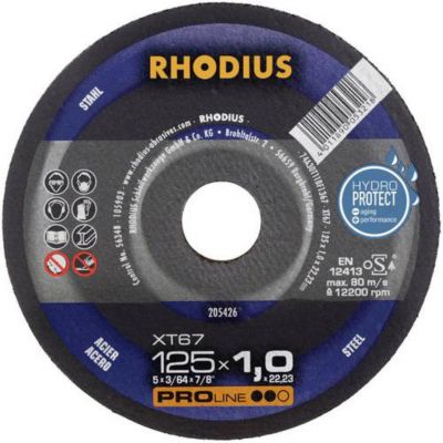 Rhodius Disque de coupe métal XT67 230 mm