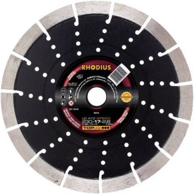 Rhodius LD410 SPEED 230 x 2 8 x 22 23 mm disque diamanté tronçonnage segments 17 mm