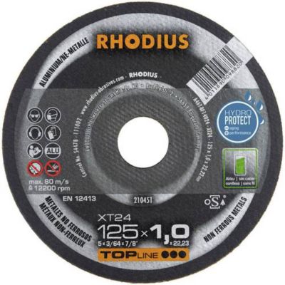 Rhodius disque de coupe métal 115 mm