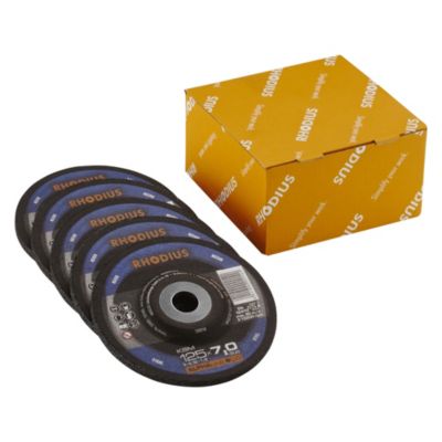 Rhodius Pack de 5 disques à lamelles ALPHALINE LSZF3 PACK 125 X 22 23mm Grains