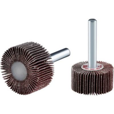 Rhodius 305120 roue à lamelles sur tige 30 x 15 x 6 mm grain 80 pack 10