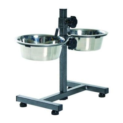 Trixie - Bar a chien - 2 x 075 l - 15 cm - hauteur reglable