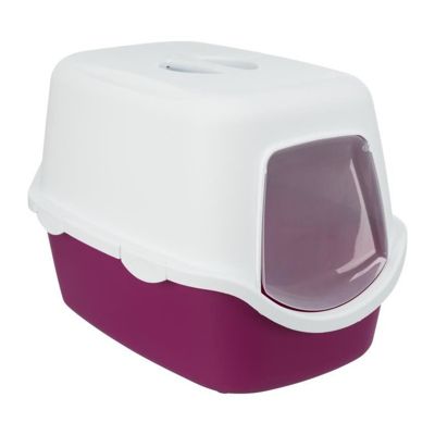 Trixie Vico Bac a litiere avec couvercle baie blanc 40 x 40 x 56 cm