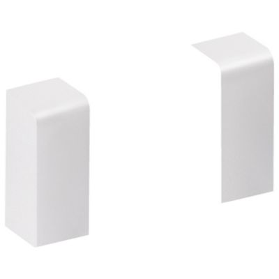 TEHALIT Lot de 2 embouts pour plinthe H. 10 x P.3.7 cm