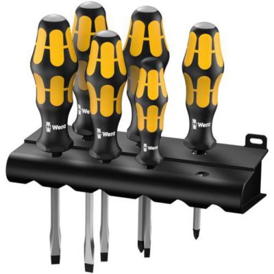 WERA Tournevis burin 6 pans 6 pièces