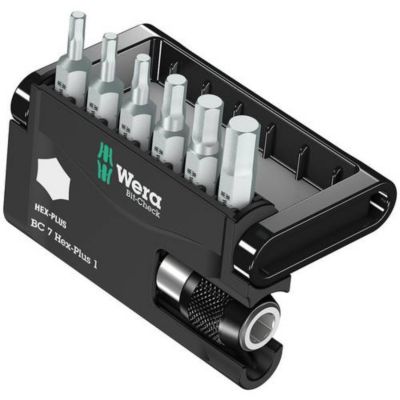 Embouts de Tournevis WERA Hex Plus 8040 6 Coffret 6 pièces Mandrin à serrage rapide